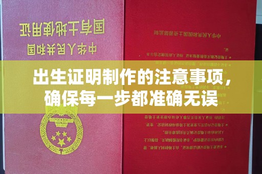 绛县出生证明制作的注意事项，确保每一步都准确无误